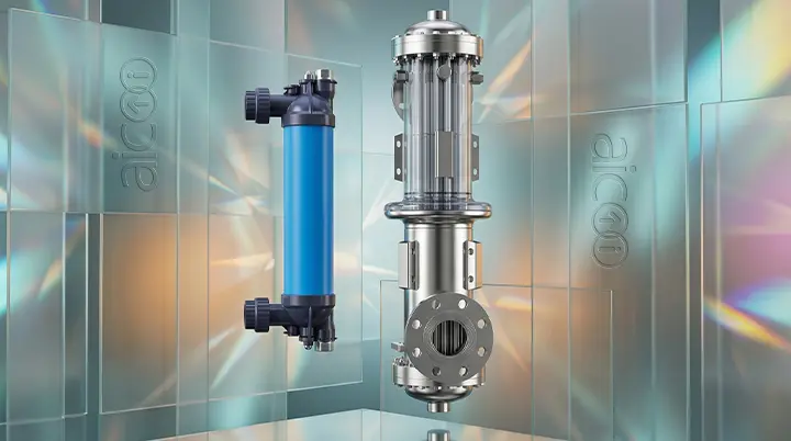 AIC legacy models: C-Line titanium pool heater and LENS shell and tube heat exchanger
